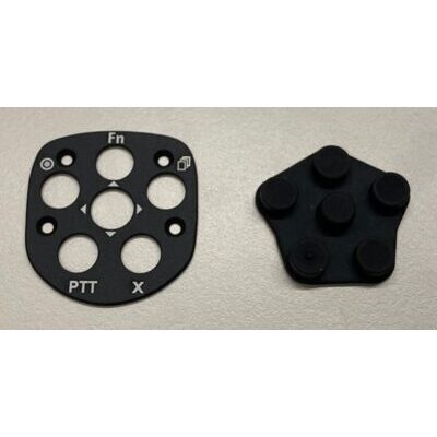 Remote stick top plate + rubber keyboard - 