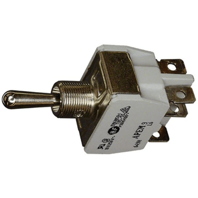 Switch DPDT, on-off-on, 2 poles (faston)