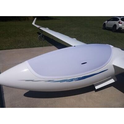 Canopy cover, single seater, white