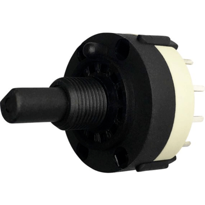 Rotary Switch, 2 poles, 6 positions