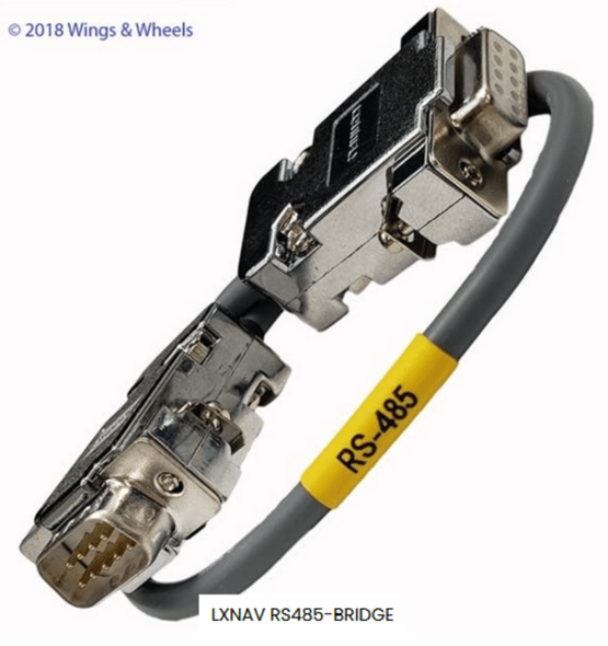 RS485 bridge cable (RS485 DSUB9M - DSUB9F), 30cm