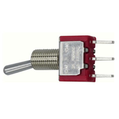 Miniature switch SPDT, on-on, 1 pole