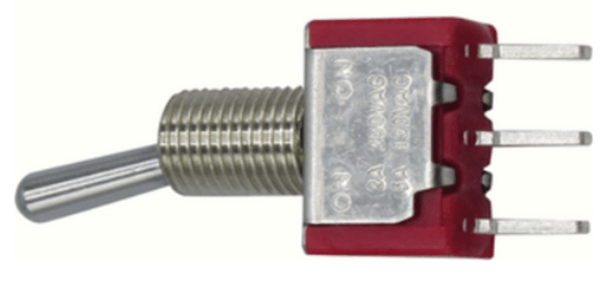 Miniature switch SPDT, on-on, 1 pole