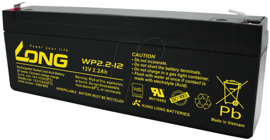 Pb 12V 2.2Ah Battery