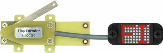 Flap indicator (standalone, encoder included)