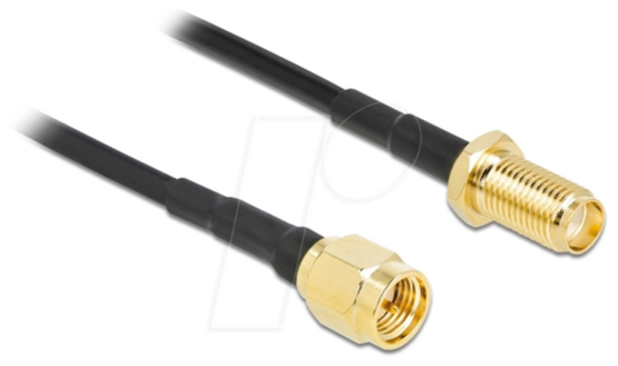 Flarm antenna extension cable, SMA(m)-SMA(f)
