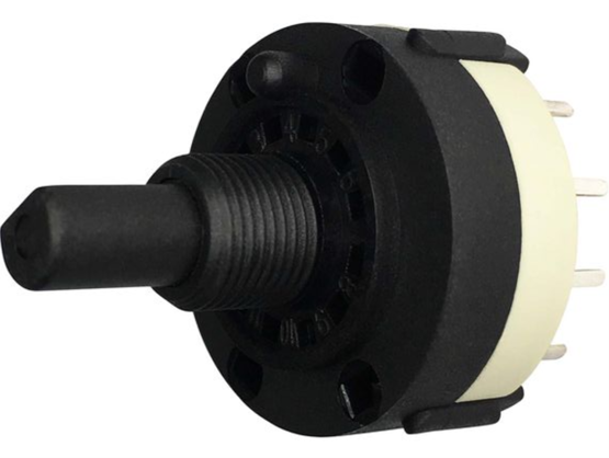 Rotary Switch, 2 poles, 6 positions