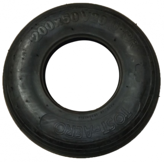 Tire & tube 200x50 6PR TOST Aero