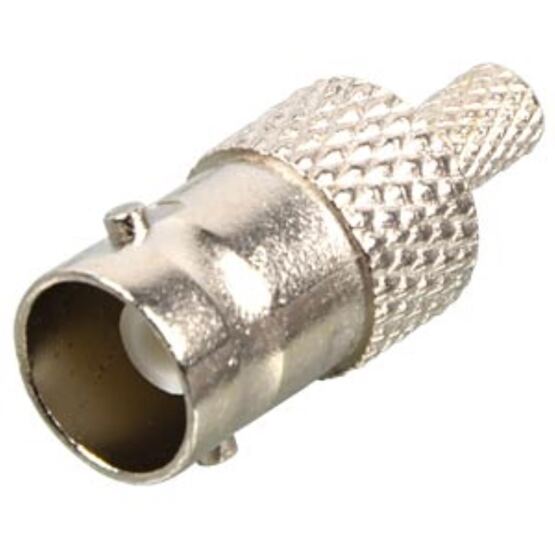 BNC(f) Buchse, straight, 50 Ohm, RG58 / RG400