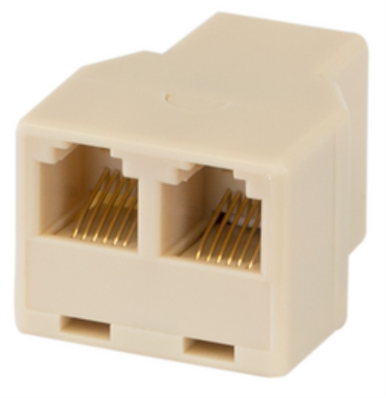 RJ-12 splitter (Flarm display 6P6C)