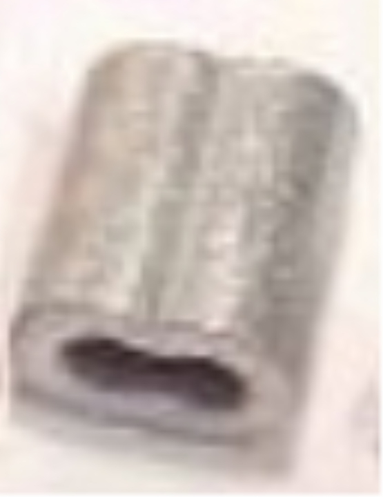 Tin plated oval sleeve 1/8